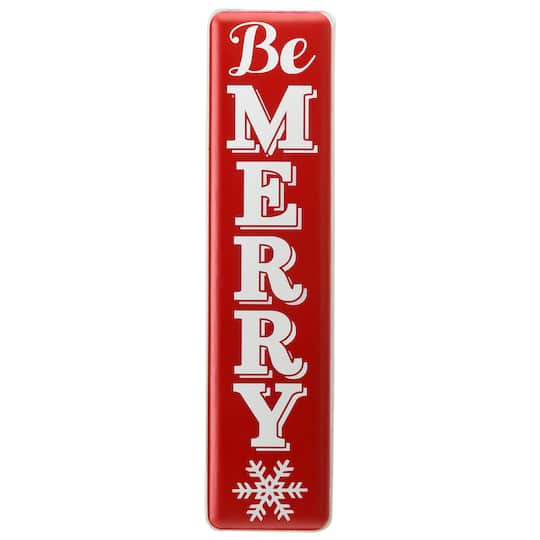 31&#x22; Be Merry Holiday Wall Sign